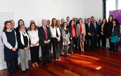 Reunión con SSMM LA REINA DÑA LETIZIA y junta directiva de FEDER