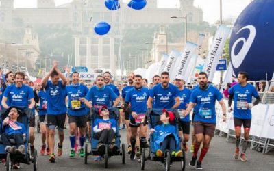 Seis niños y jóvenes con ataxia telangiectasia participarán en un reto solidario en la maratón de Vitoria-Gasteiz el 6 de mayo