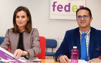 La Reina Letizia se reúne con la Fundación FEDER