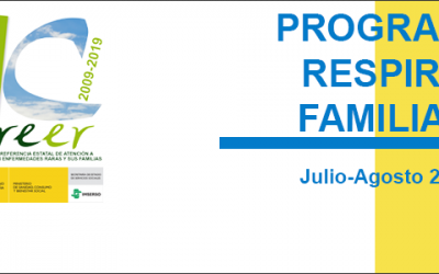 Convocatoria del Programa Respiro Familiar 2019 del CREER