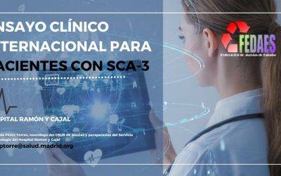Ensayo clínico internacional para pacientes con SCA-3 – Abierto reclutamiento candidatos en España