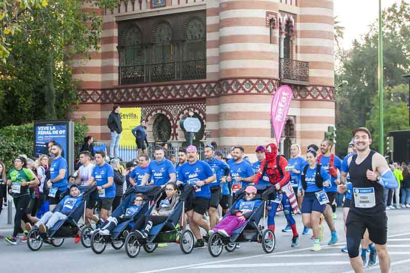 deporte inclusivo de participación en maratones