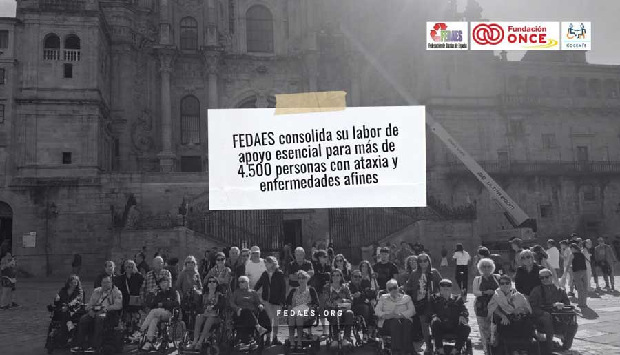 FEDAES consolida su labor de apoyo esencial para más de 4.500 personas con ataxia y enfermedades afines