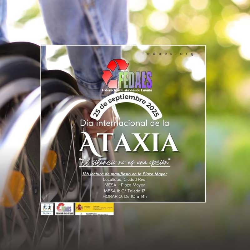 25 de septiembre: Un día para dar voz a la Ataxia