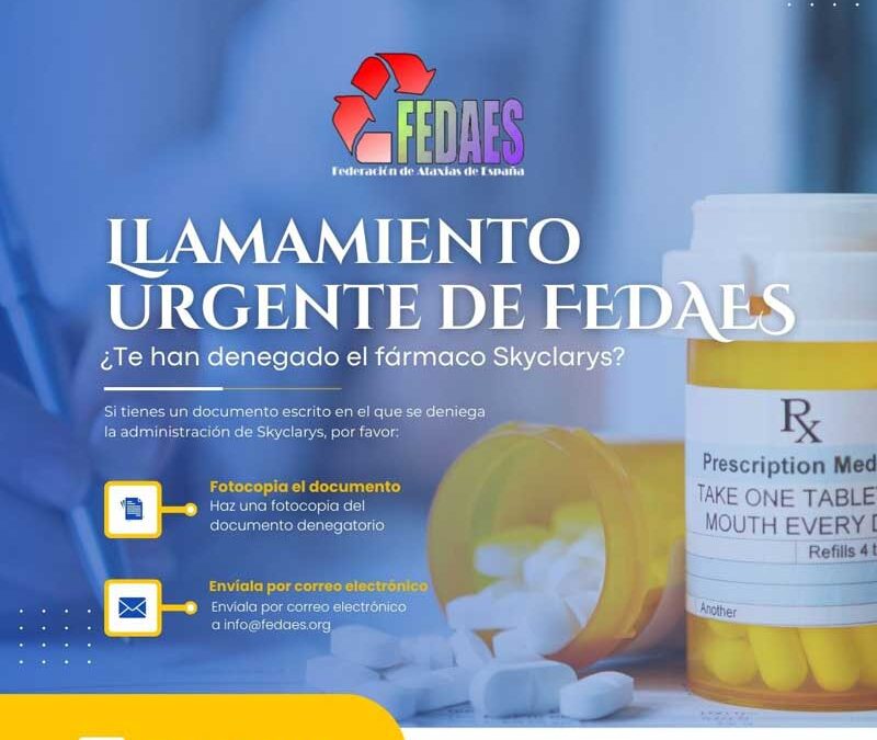 Te han denegado el fármaco Skyclarys