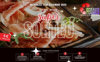 🎁 ¡Tu Apoyo Tiene Premio! FEDAES Sorteará Lotes Ibéricos por el Día Internacional de la Discapacidad   