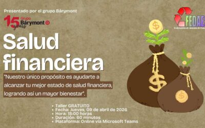 Taller online gratuito: Cuida tu salud financiera con el Grupo Bárymont y FEDAES