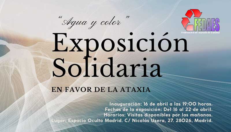 acuarelas solidarias a favor de FEDAES