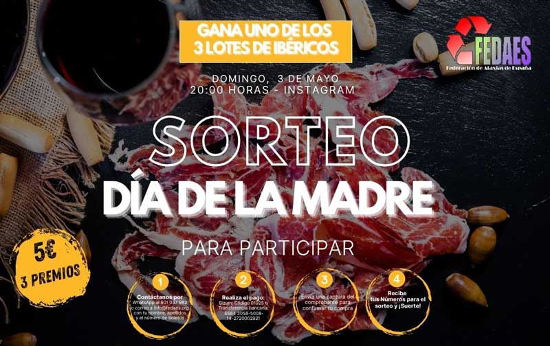 sorteo de productos ibéricos