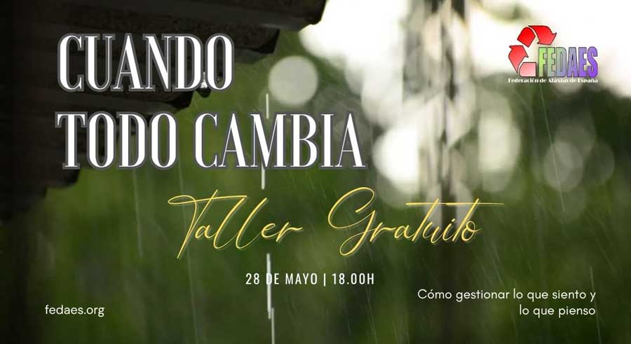 Taller gratuito online | Cuando todo cambia: cómo gestionar lo que siento y lo que pienso