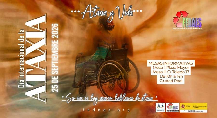 25 de septiembre: Día Internacional de la Ataxia — Sin voz no hay avance: hablemos de ataxia