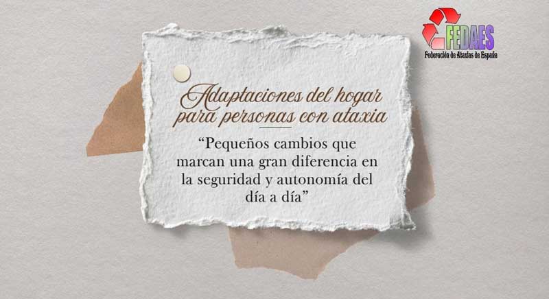 Adaptaciones del hogar para personas con ataxia
