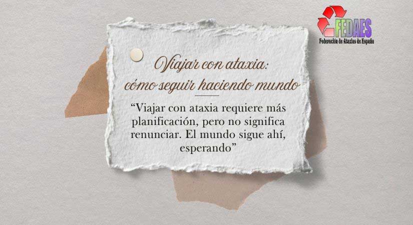 Viajar con ataxia